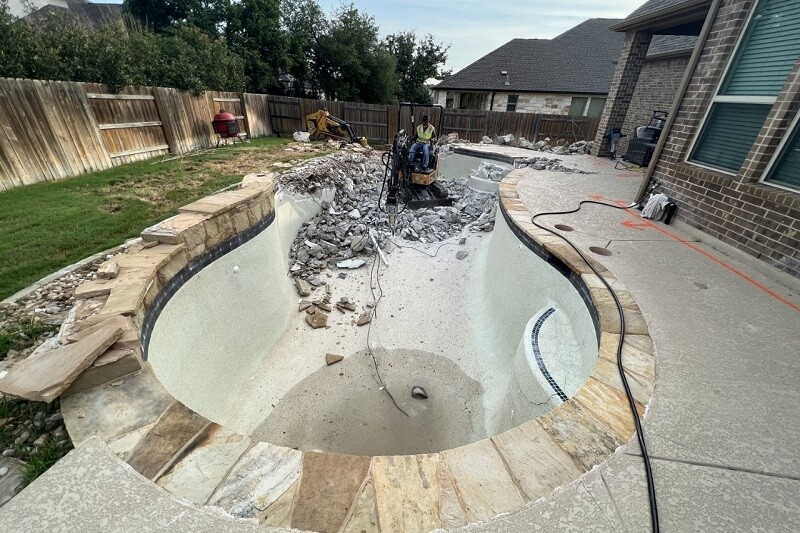 swimming pool demolition in Sydney